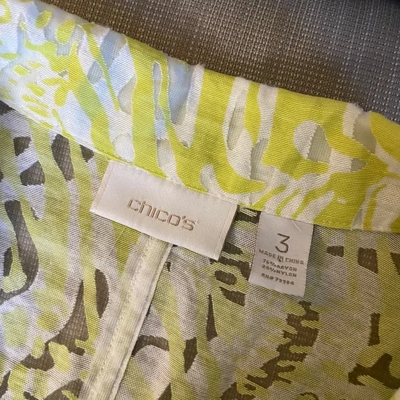 Chico's Jacket. sz XL/16 (Chico sz 3) - Picture 10 of 12